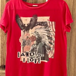 Denim & Supply Ralph Lauren Red T-Shirt